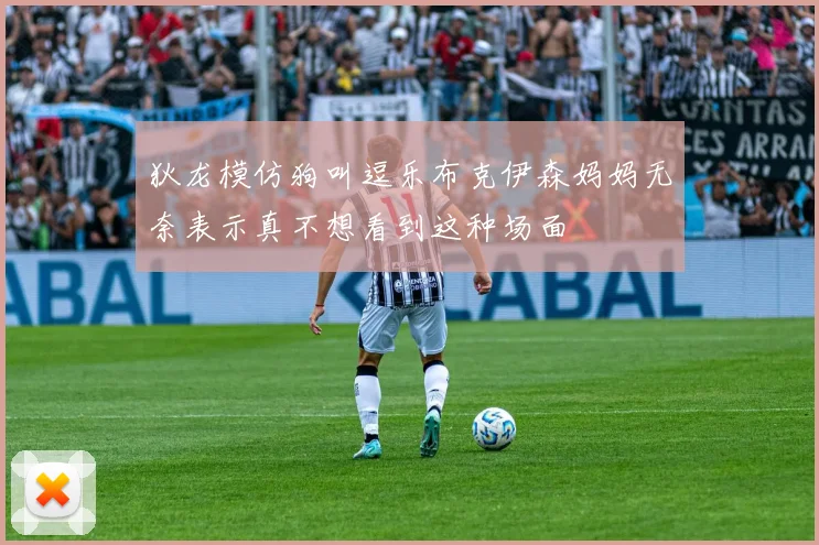 狄龙模仿狗叫逗乐布克伊森妈妈无奈表示真不想看到这种场面